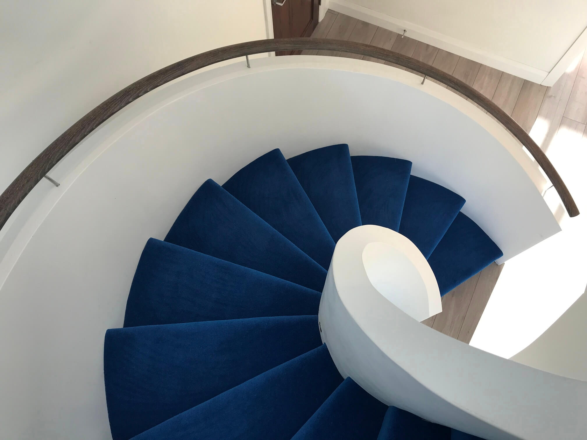 Spiral Concrete Stairs Staircase Design , manufacturing , fitting in